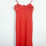 Likely Johnna Sweetheart Neckline Midi Dress Size 0 Orange Cocktail Wedding Photo 12