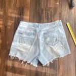 SONG Light Blue Distressed Jean Shorts Size 13 Photo 2