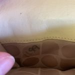 Kate Spade Vintage Trifold Cream Tan Leather Wallet Gold Turn Lock Coin Purse Photo 7