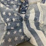 Arizona Jeans Arizona Jean Shorts Womens Size 15 American Flag Blue Denim Shorite Cut Offs Photo 6