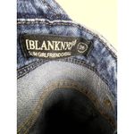 BLANK NYC  Slim Girlfriend Denim Overalls Size 26 Stretch Country Cowgirl Thrashed Photo 3