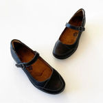 Taos Women’s Size 7.5 Navy Leather Uncommon Mary Jane‎ Ballet Flat Comfortable Blue Photo 9