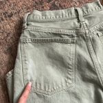 Madewell Baggy Straight Jeans Size 28 Garment Dyed Edition Sage Green Photo 8