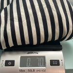 Vintage‎ white and black striped floral 100% silk jacket/cardigan size 10 Photo 9