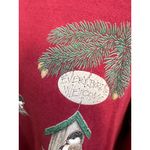 Morning Sun Sweatshirt Pullover Large Every Birdie Welcome Birds Vtg Vintage Red Photo 6