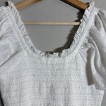 Cleobella  Ashlyn Organic Cotton Dobby Midi Dress Women's Small White Flowy NWOT Photo 15