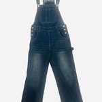 NWT Women's Large Blue Jean Denim Bib Overalls Carpenter Cowgirl Farm Cottage Size undefined Photo 0