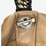 Marni Tan Leather Drawstring Tote with Woven Chain Strap Made in Italy Photo 4