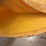 Hinge  yellow floral midi skirt elastic waist size XS lined‎ Photo 3