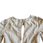 Majorelle  Twist Front Crop Top Tan Long Sleeve Shirt Blouse Size Small Women's Photo 9