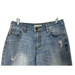 Life in Progress  Light Rinse Distressed High-Waist Lace Patch Jeans Women's 26 Photo 3