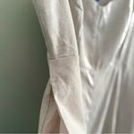 Old Navy Linen Blend Sweetheart Neckline Aline Midi Dress Photo 3