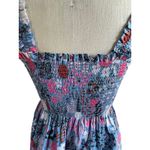 Kate Spade Garden Posy Smocked Midi Dress Cat Cactus Floral Print Size Small Photo 5