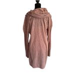 Ruby Moon  Long Sleeve Dusty Rose Cowl Neck Lightweight Tunic Sweater Size L Photo 4