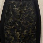 Anthropologie MAEVE Camo Brocade Ponte Pencil Midi Skirt Photo 6