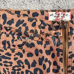 We The Free Animal Print A-Line Skirt - Tan and Black Photo 1