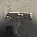 Calvin Klein NWOT Y2k Jeans Sz:4 Easy Fit High Rise Mom Black Denim Straight Leg Photo 2