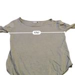 ANINE BING  Linen Long Sleeve Top Women’s‎ Size Small Lightweight Scoop Neck Photo 5