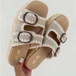 These Three Boutique Chunky crochet sandals Photo 0