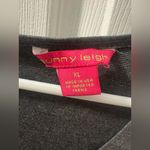 Sunny Leigh  Charcoal Sleeveless Top with Gold Zipper Photo 3