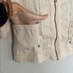 XCVI  Wearables Fjord Jacket Cream Full Zip Pockets Mesh Net Photo 5
