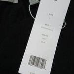 Vince NWT Pima Cotton Sleeveless Twist Back Midi in Black T-shirt Dress L $195 Photo 4