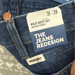 Wrangler NWT ‎ Wild West 603 Indigood High Rise Straight Blue Wash Size 31 x 28 Photo 6