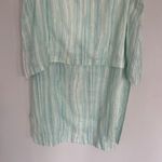 J.Jill Pure Jill Tiered Shift Dress Size MP 100% Linen Lagenlook Photo 2