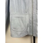 Gerry Weber Baby Blue Faux Suede Full Zip‎ Structured Jacket Size M Photo 6