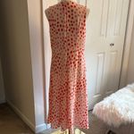 BCBGeneration NWT BCBG Red, Pink and White Print Midi Dress Size 14. Fantastic Fall transition Photo 4