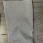 ZARA Silver Rhinestone Heeled Knee High Boots Heels Photo 7