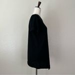 Lovestitch Black Side Lace Up Asymmetrical Hem Top, Sz Medium Photo 4