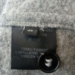 Isabel Marant  Gray Wool Shacket Button-Up Shirt Quiet Luxury Designer Size 10 Photo 8