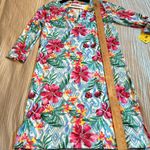 Caribbean Joe Hibiscus Stella parker VNeck Long Sleeve Mini Dress Photo 6