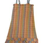 American Eagle  Women's Pastel Stripe Smocked Mini Dress Size M Photo 0