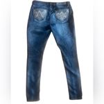 Hydraulic  Bailey SuperSkinny Jeans Women 11/12 Inseam 31 Denim Embroidered Gem Photo 1