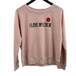 Family PJs Pink Top I Love My Crew Size Small New Photo 0