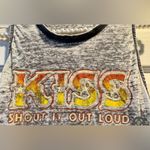 Levi's Women’s gray Levi’s Denizen tank top - Kiss - gray burnout - size Large Photo 2