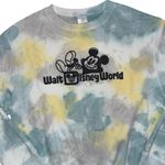 Disney Walt  World Resort Parks Embroidered Tie Dye Mickey Sweatshirt Size Medium Photo 3