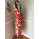 Hello Molly  6 Halter Rose Floral Midi Dress Florty Feminine Tea Garden Photo 2