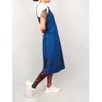 Vintage Denim Pinafore Jumper Dress | Size M Blue Size M Photo 6