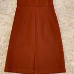 Black Swan  rust form fitted dress Photo 4