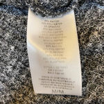 Anthropologie Eri + Ali Waffle Knit Tiered Swing Knit Top Mock Neck Gray Medium Photo 7