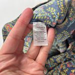 Sundance  Navy Printed Lightweight Cotton Wide Leg Lounge Pant S Photo 5