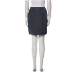 Weekend by MaxMara grey nylon Mini Skirt Size S Made in ItAly Gray Photo 2