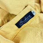 Light Pale Yellow Casual Minimalist Linen Cotton Oversized Overalls Size M Photo 7