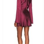 Tularosa Olivia Mini Dress in Wine XXS Photo 1