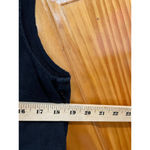 Garnet Hill Women’s  Black Pure Linen Sleeveless Lagenlook Minimalist Dress 10 Photo 6