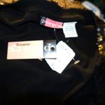 Poetry  Black Sequin Cropped Cardigan L NWT Photo 6