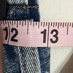 Abercrombie & Fitch Jeans Women 00 24 Blue A&F Mom Jean High Waist Belted Fray Photo 3